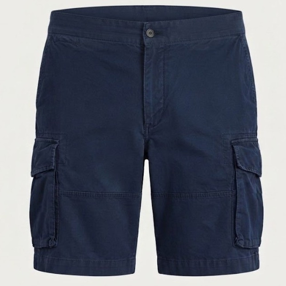 NEW Polo Ralph Lauren Mens Big & Tall Cargo Shorts 48 Aviator Navy - CJ